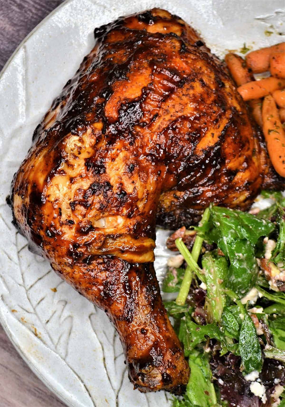 Honey BBQ Chicken Quarters