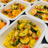 Spanish Shrimp and Chorizo Bowl
