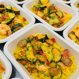 Spanish Shrimp and Chorizo Bowl