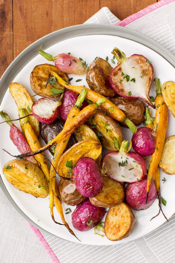 Roasted Root Vegetables with Fresh Thyme